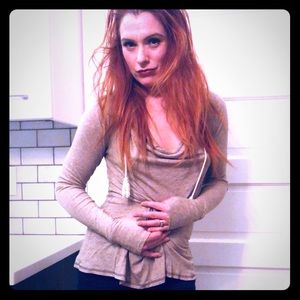 Free People lightweight, soft hoodie. Cozy basic.